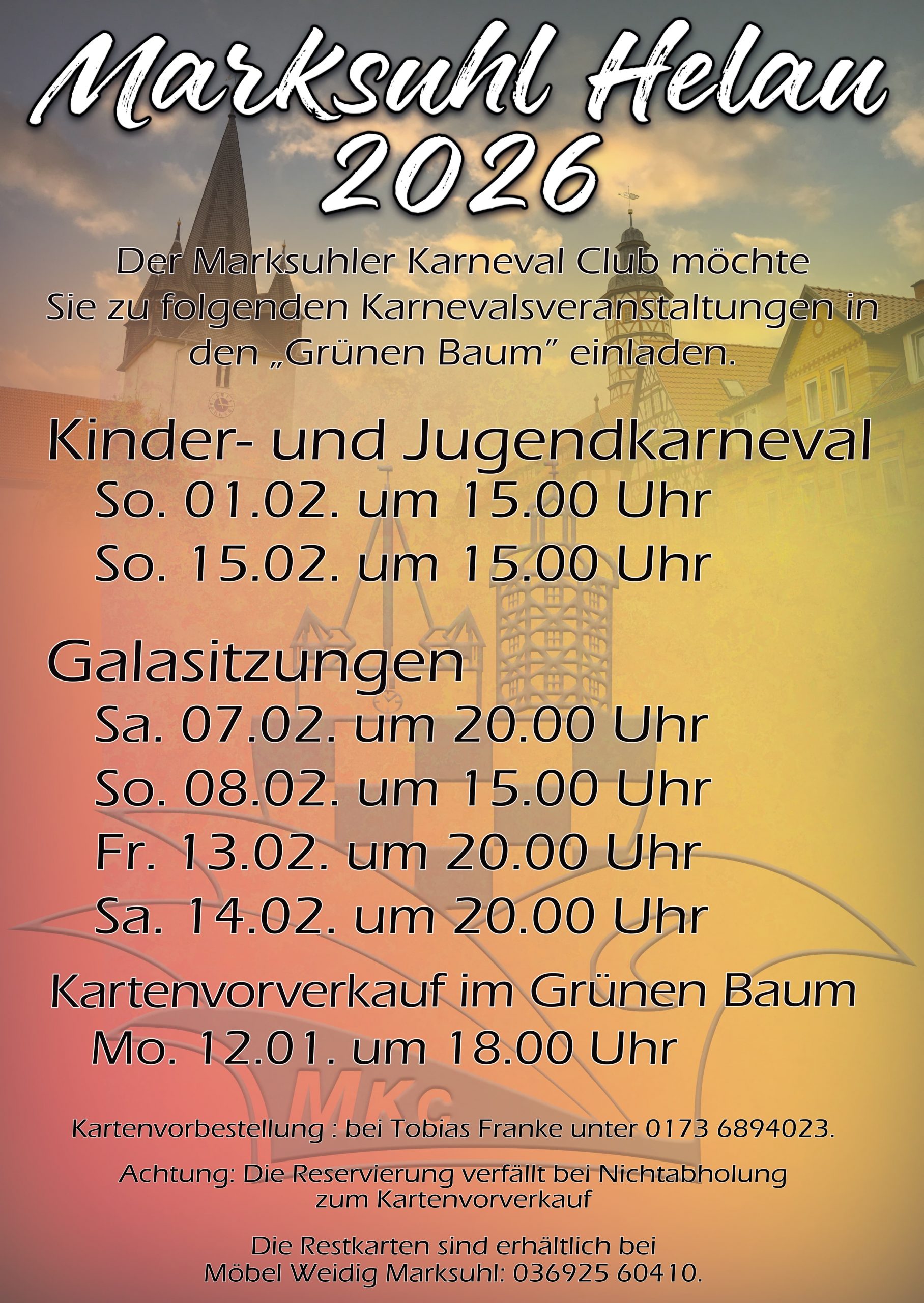 Aktueller Flyer Saison 2025/2026